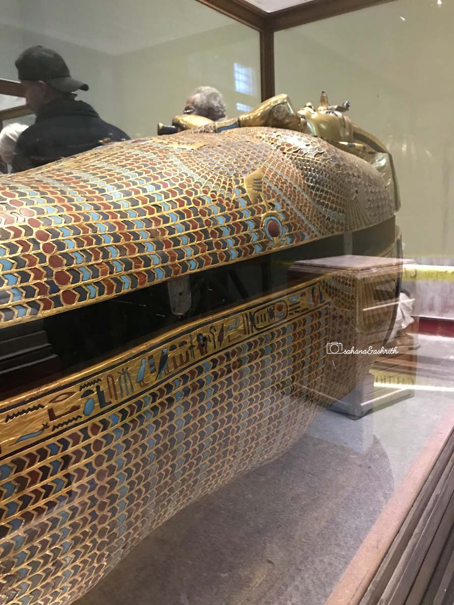 Gold coffin of KING TUT ANKH AMUN